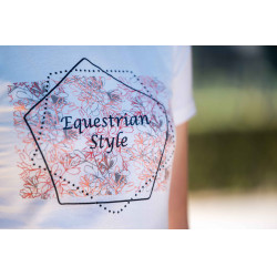 T-shirt HKM Savona Print Style Vanille Jaune T-shirt HKM Savona Print Style Vanille Jaune