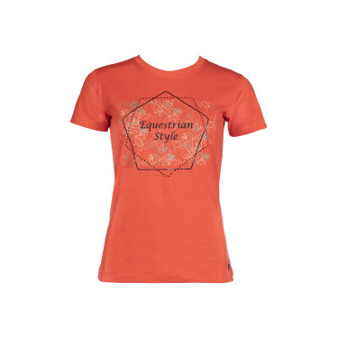 T-shirt HKM Savona Print Style Rouge