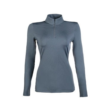 T-shirt technique HKM Basic manches longues Gris foncé