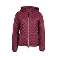 Veste matelassée HKM Stella Rouge foncé Veste matelassée HKM Stella Rouge foncé