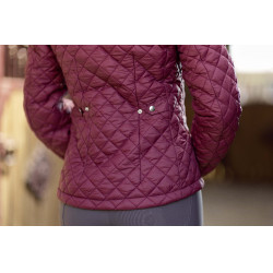 Veste matelassée HKM Stella Rouge foncé