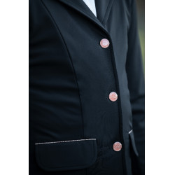 Veste de concours HKM Flora Kids Noir Veste de concours HKM Flora Kids Noir