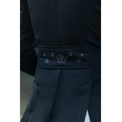 Veste de concours HKM Flora Kids Noir Veste de concours HKM Flora Kids Noir