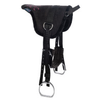 HKM Funny Horses rijpad Zwart