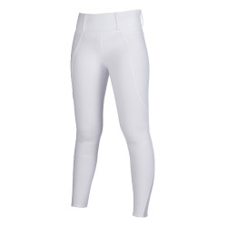 Legging HKM Lisa full seat siliconen Wit