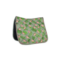 Tapis HKM Naples Vert / rose bonbon