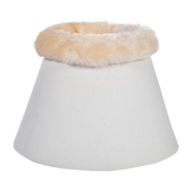 Cloches HKM Comfort Softopren avec rembourrage Blanc