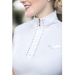 Polo de concours High Function HKM Blanc