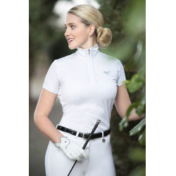 Polo de concours High Function HKM Blanc