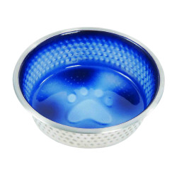 Gamelle pour chien WeatherBeeta en acier inoxydable antidérapant Bleu roi Gamelle pour chien WeatherBeeta en acier inoxydable antidérapant Bleu roi