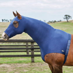 Rekbare halsbedekking WeatherBeeta met ritssluiting Marineblauw Rekbare halsbedekking WeatherBeeta met ritssluiting Marineblauw