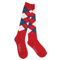 Chaussettes Dublin Argyle Rouge / bleu marine / blanc Chaussettes Dublin Argyle Rouge / bleu marine / blanc