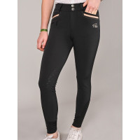 Pantalon d'équitation Junior fille Luna Jump'In Noir