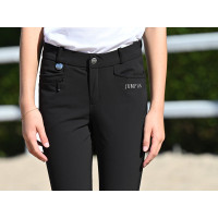 Pantalon d'équitation Junior mixte Sacha Jump'In Noir Pantalon d'équitation Junior mixte Sacha Jump'In Noir