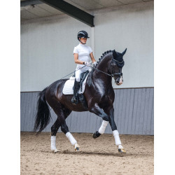 Tapis LeMieux dressage square - coton Blanc