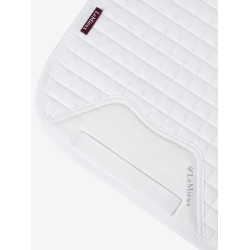 Tapis LeMieux dressage square - coton Blanc
