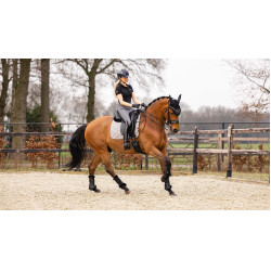 LeMieux dressuur vierkant - katoen Grijs