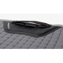 Tapis LeMieux dressage square - coton Gris Tapis LeMieux dressage square - coton Gris