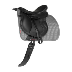 Tapis LeMieux Suede Dressage Square Gris