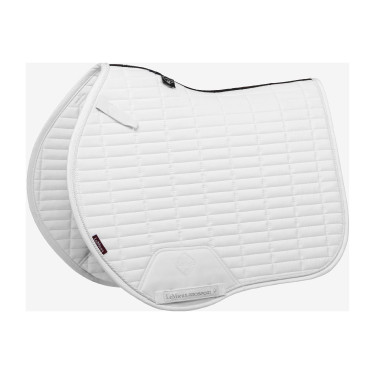 LeMieux Eurojump Suede Zadeldek Wit / Zilver / Wit LeMieux Eurojump Suede Zadeldek Wit / Zilver / Wit