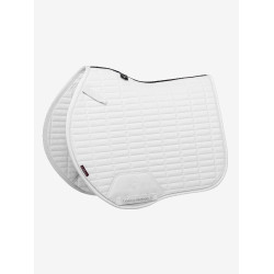 Tapis LeMieux Eurojump Suede Blanc / Argent / Blanc Tapis LeMieux Eurojump Suede Blanc / Argent / Blanc