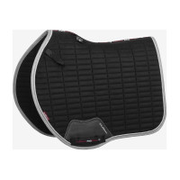 LeMieux Eurojump Suede Zadeldek Wit / Zilver / Wit