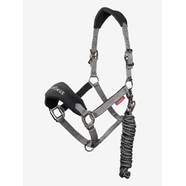 Licol et longe Lemieux Vogue Noir / gris Licol et longe Lemieux Vogue Noir / gris