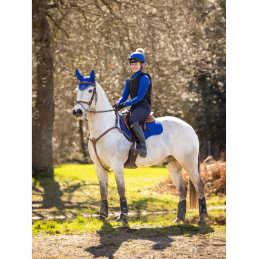 Tapis LeMieux Suede GP Square Bleu benetton