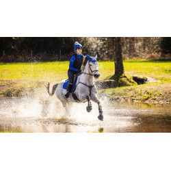 Tapis LeMieux Suede GP Square Bleu benetton