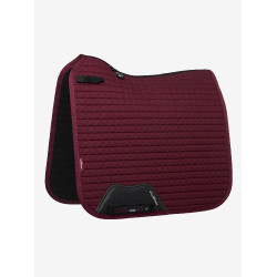 Tapis LeMieux dressage square - coton Bordeaux