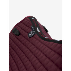 Tapis LeMieux dressage square - coton Bordeaux