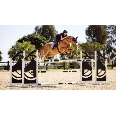 LeMieux Eurojump Suede Zadeldek Grijs LeMieux Eurojump Suede Zadeldek Grijs