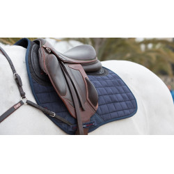 Tapis LeMieux X-Grip Silicone EuroJump Square Bleu marine