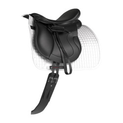 Tapis LeMieux Suede Dressage Square Blanc