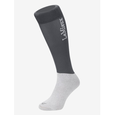 Chaussettes de concours LeMieux 2 paires Anthracite Gris