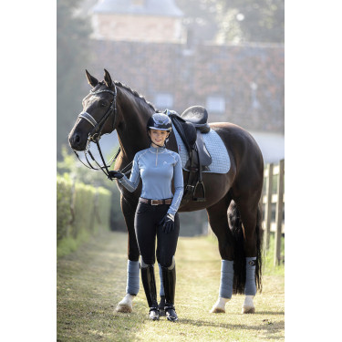 Tapis LeMieux Suede Dressage Square Ice blue Bleu Tapis LeMieux Suede Dressage Square Ice blue Bleu