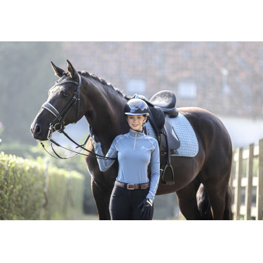 Tapis LeMieux Suede Dressage Square Ice blue Bleu Tapis LeMieux Suede Dressage Square Ice blue Bleu