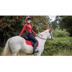 Tapis LeMieux Suede GP Square Chilli Rouge