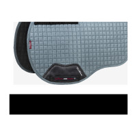 LeMieux Suede GP Vierkant Zadeldek Bosbes Grijs