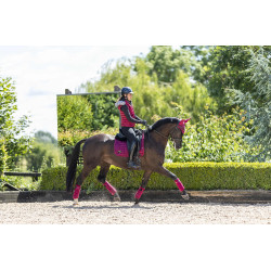Tapis LeMieux Loire Classic Dressage Square Mûre Bordeaux