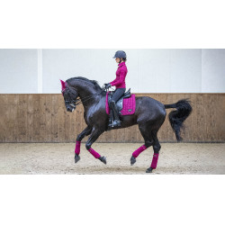 Tapis LeMieux Loire Classic Dressage Square Mûre Bordeaux