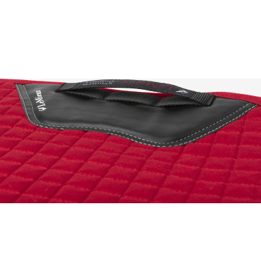 Tapis LeMieux Suede Dressage Square Chilli Rouge