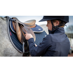 Tapis obstacle LeMieux Wither Relief Mesh Bleu marine