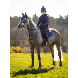 LeMieux Suede GP Vierkant Zadeldek Inktblauw LeMieux Suede GP Vierkant Zadeldek Inktblauw