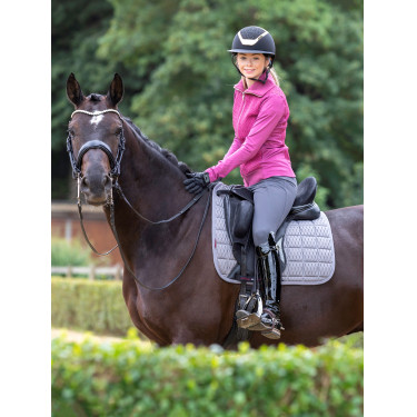 Dressuurdekje LeMieux Carbon Mesh Square Grijs Dressuurdekje LeMieux Carbon Mesh Square Grijs