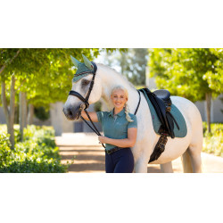 Tapis LeMieux Suede Dressage Square Sage Bleu Tapis LeMieux Suede Dressage Square Sage Bleu