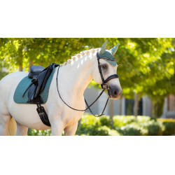 Tapis LeMieux Suede Dressage Square Sage Bleu Tapis LeMieux Suede Dressage Square Sage Bleu