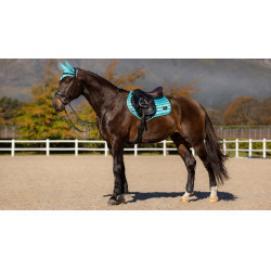 LeMieux Loire Classic Close Contact Square zadeldek Azur Blauw LeMieux Loire Classic Close Contact Square zadeldek Azur Blauw