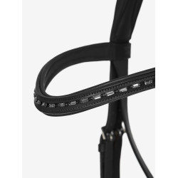 Bridon de dressage LeMieux Arika Noir / argent Bridon de dressage LeMieux Arika Noir / argent