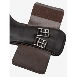 Sangle courte anatomique LeMieux Gel-Tek avec aimant Marron Sangle courte anatomique LeMieux Gel-Tek avec aimant Marron